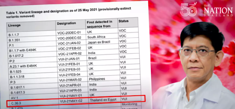 Ilmuwan Tegaskan Tidak Ada Varian Covid-19 Thailand